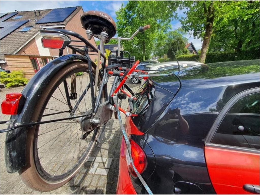 Mottez Achterklep Fietsendrager Compleet, Auto diversen, Fietsendragers, Ophalen, 2 fietsen, Gebruikt, Achterklepdrager