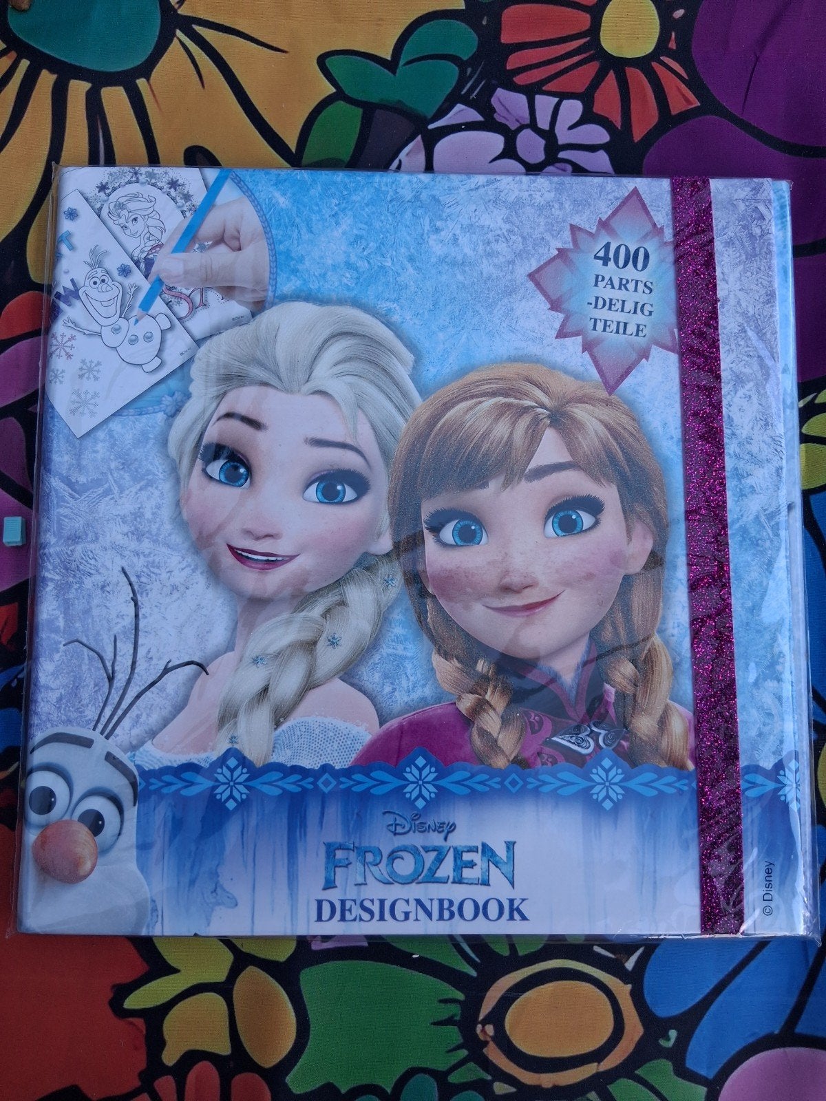 Disney Frozen Designboek met 400 onderdelen, Ophalen of Verzenden, Nieuw, Knutselen