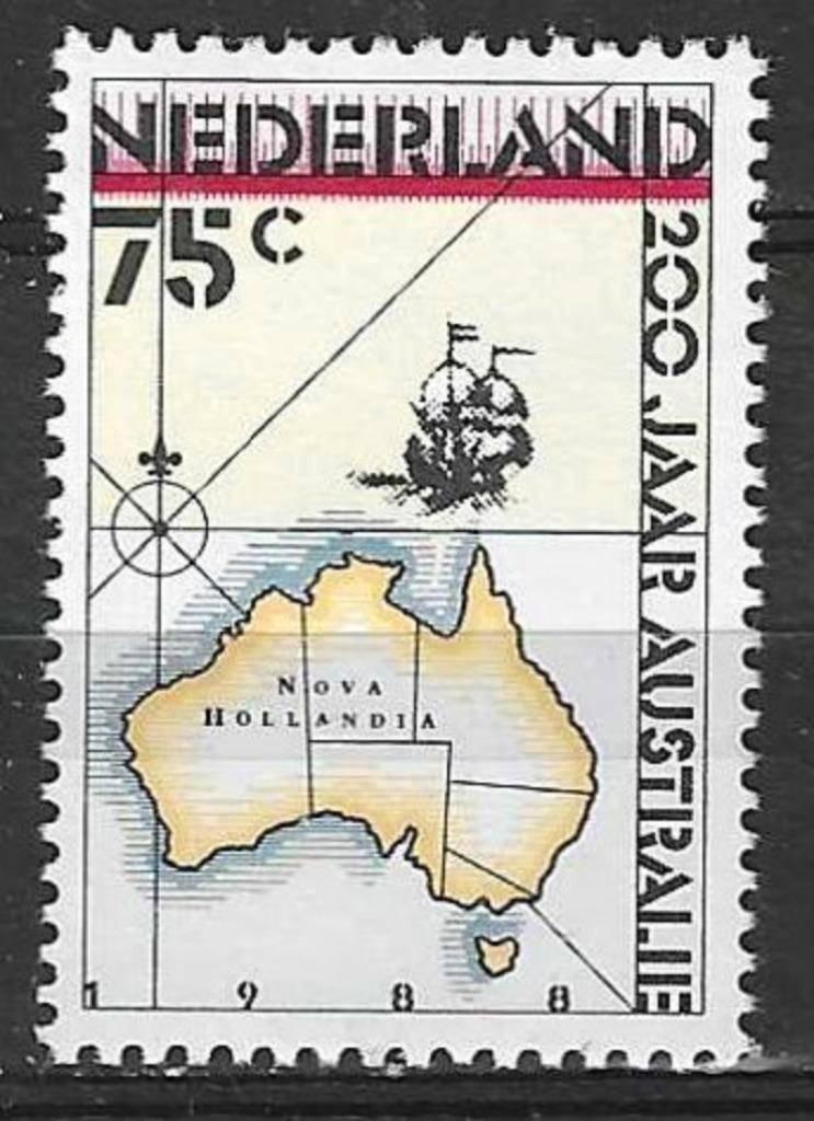 Nederland 1988 - Yvert 1320 - 200 jaar Australie  (PF), Verzenden, Postfris