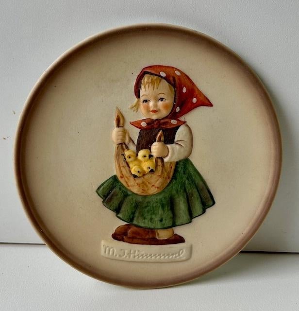 Hummel Wandbordje "Chicken Girl" -1991, Ophalen of Verzenden