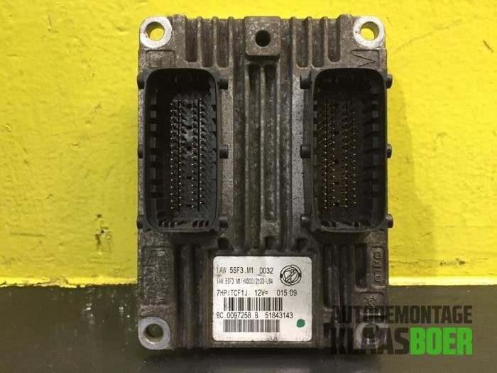 Computer Motormanagement van een Fiat Punto Evo, Auto-onderdelen, Gebruikt, -, -, Ophalen of Verzenden