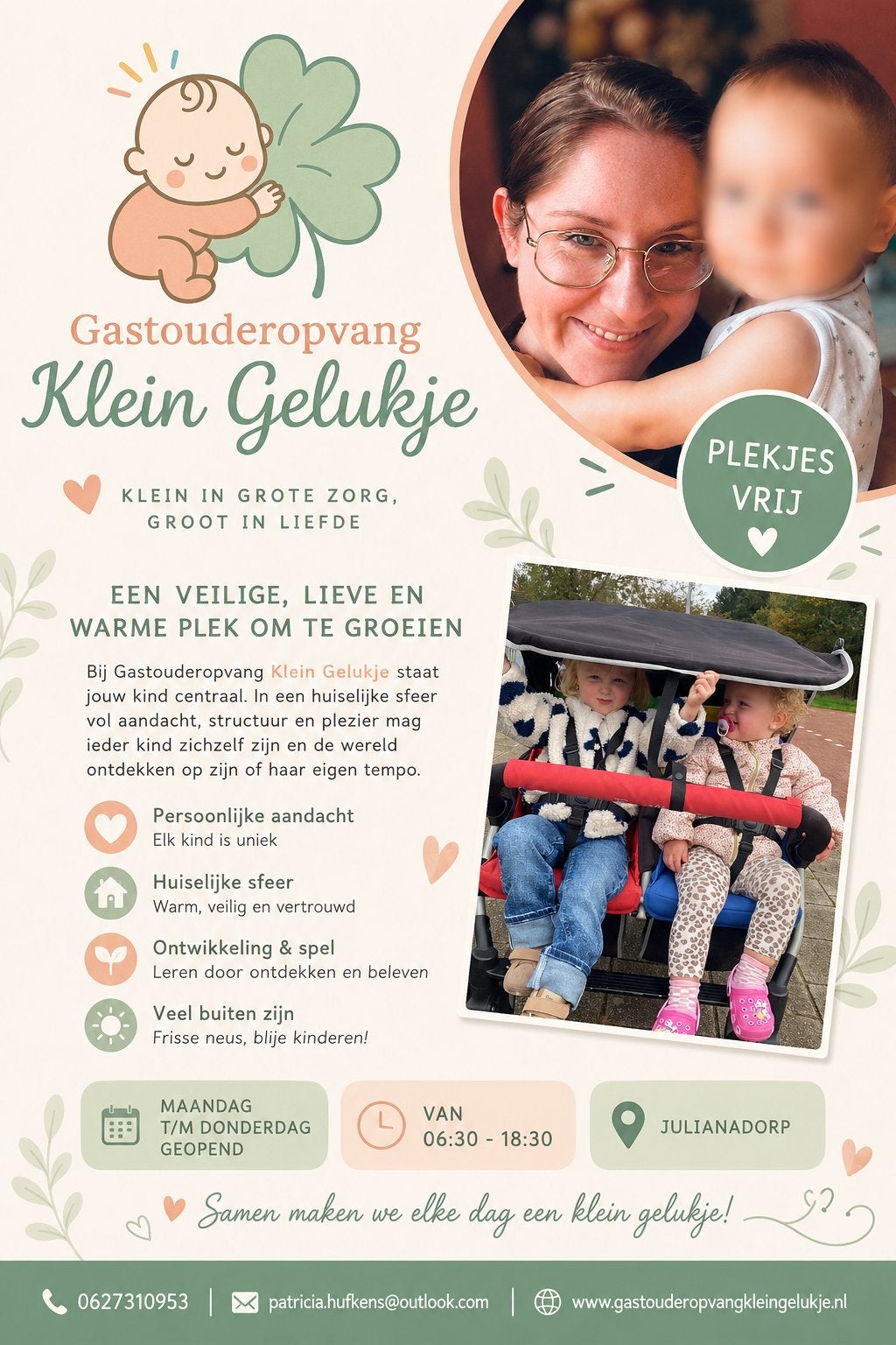 Gastouderopvang Klein Gelukje, Ophalen, Zo goed als nieuw