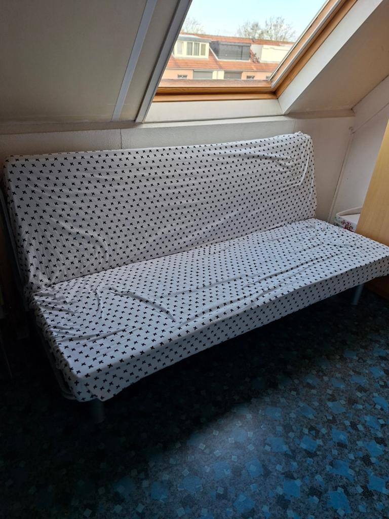 Ikea slaapbank 140x200 cm, Ophalen, Tweepersoons, 140 cm, Zo goed als nieuw