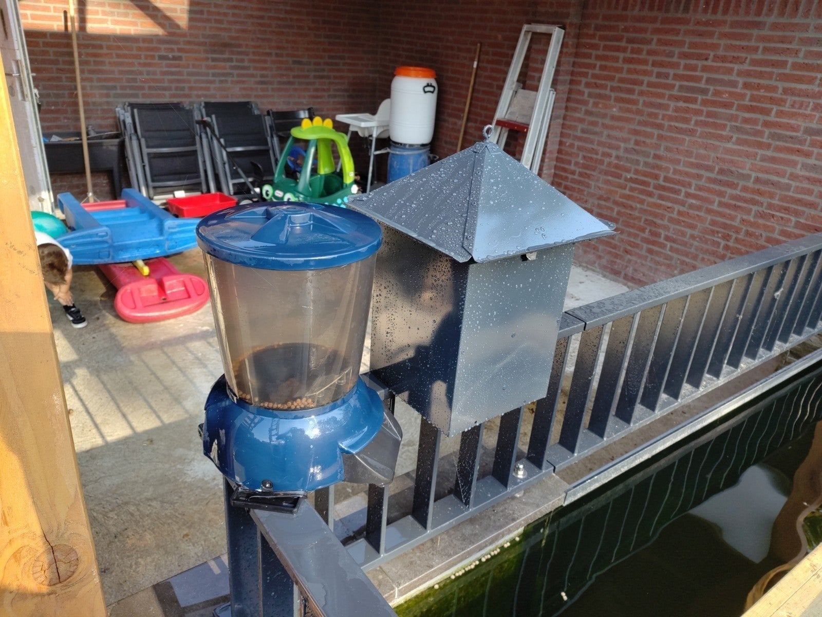 Aquaforte automatic fishfeeder, Dieren en Toebehoren, Ophalen of Verzenden, Zo goed als nieuw