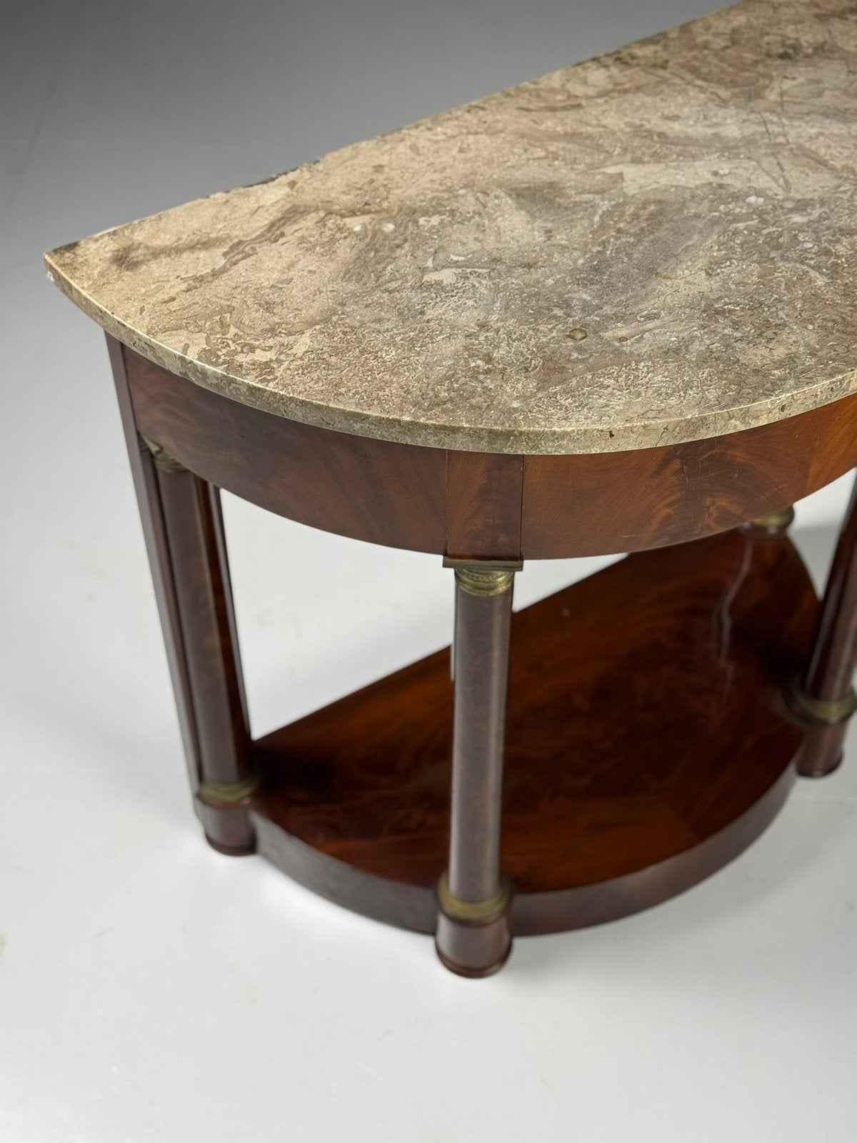 Empire Halve Maan sidetable mahonie, Antiek en Kunst, Antiek | Meubels | Tafels, Ophalen
