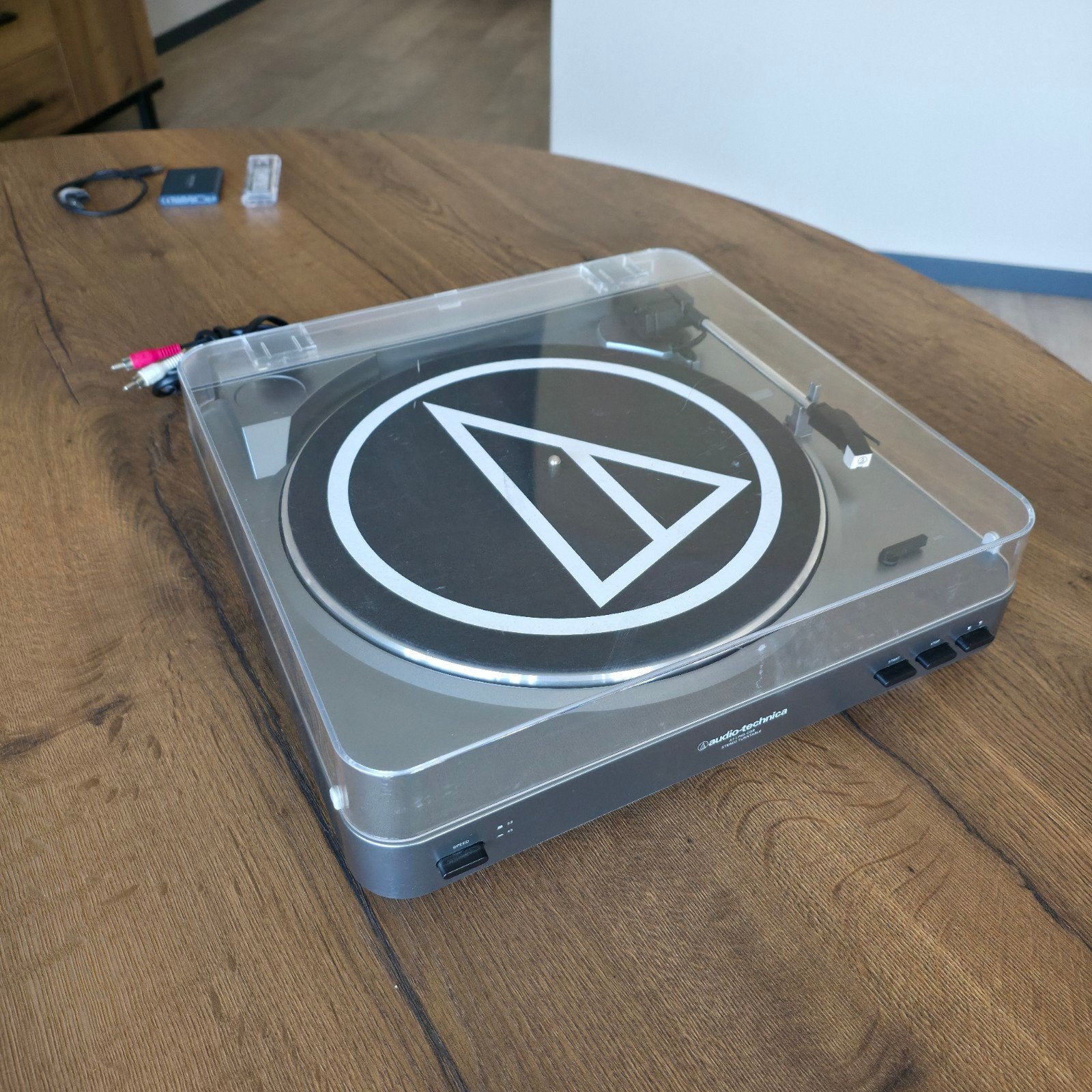 Audio-Technica AT-LP60-USB Platenspeler (optioneel Bose set), Overige merken, Gebruikt, Ophalen of Verzenden, Automatisch
