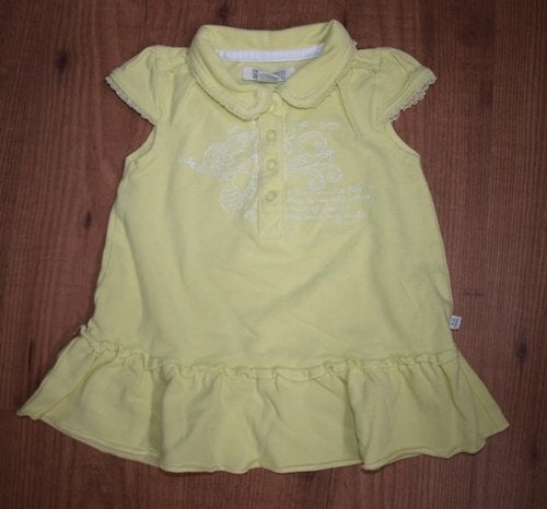 Geel Jurkje No-No (62), Kinderen en Baby's, Babykleding | Maat 62, Meisje, Jurkje of Rokje, Ophalen of Verzenden, Nono
