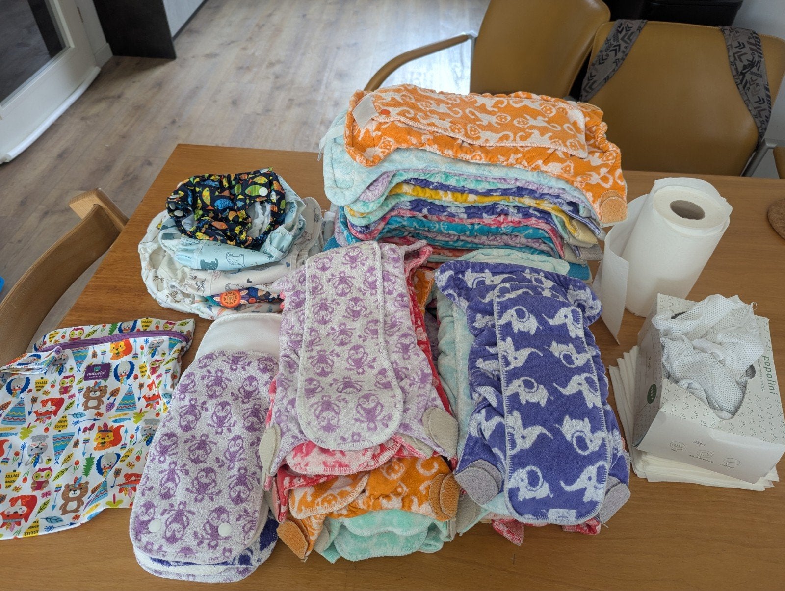 Grote set >50st wasbare luiers en zwemluiers:  Bamboozle, Ophalen, Gebruikt