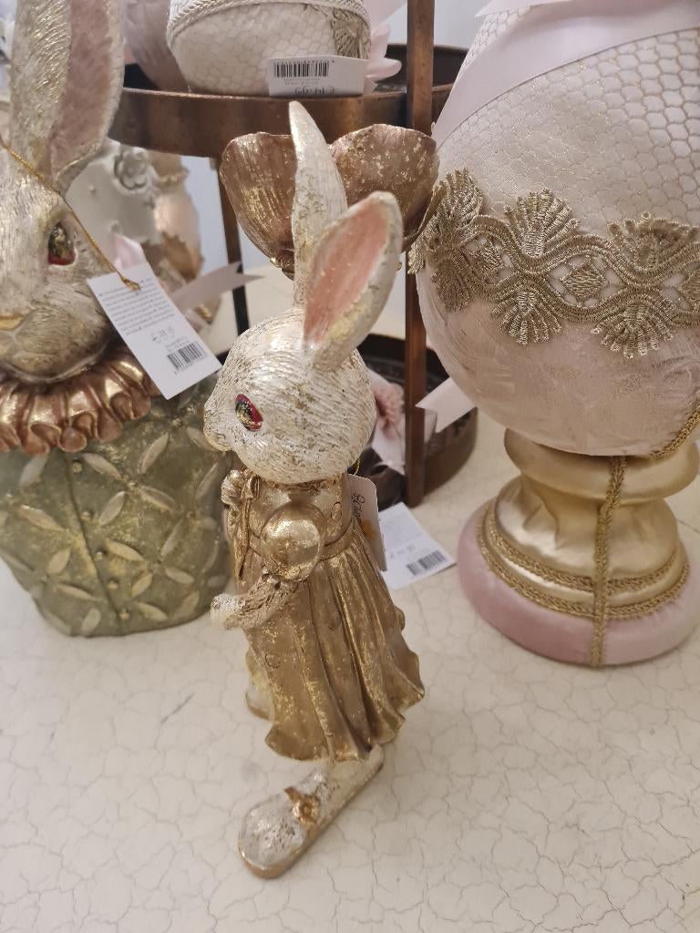 Barok paashaasje merk Clayre & Eef, Heikant 21 Kaatsheuvel, Belle Vieille Brocante, Nieuw, Ophalen of Verzenden