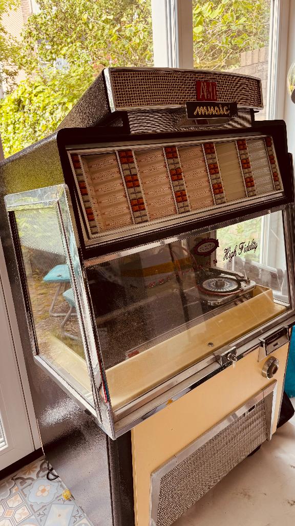 Jukebox, Ophalen, Gebruikt, 1950 tot 1960, Ami