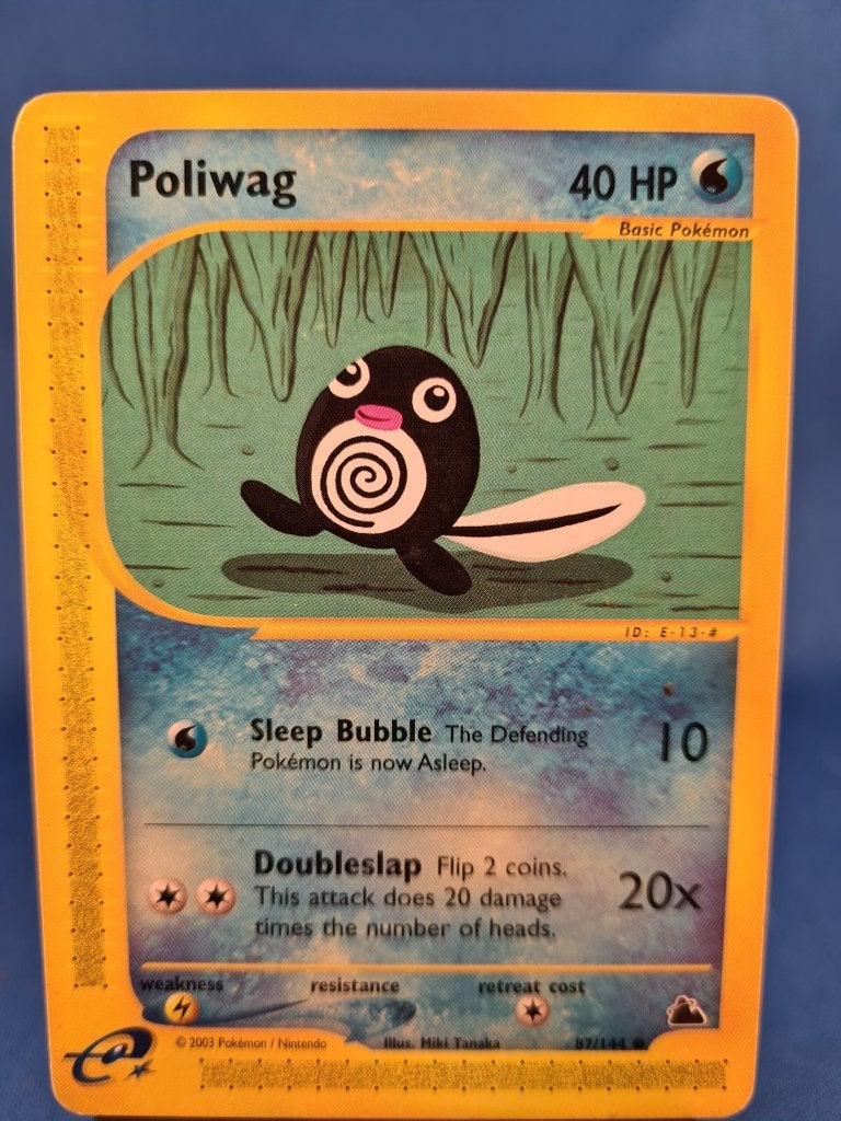 Poliwag 87/144 - Skyridge, Verzenden, Gebruikt