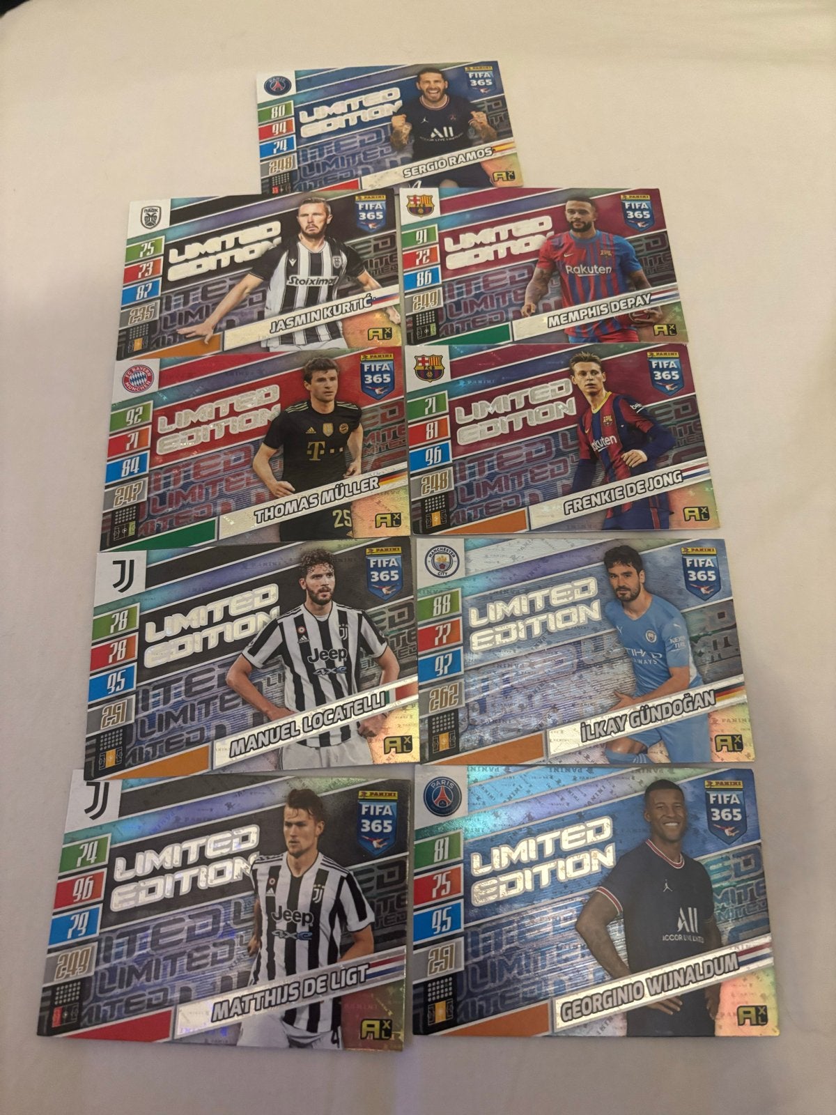 Panini FIFA 365 Limited Edition Voetbal Spelerskaarten, Ophalen of Verzenden, Zo goed als nieuw, Buitenlandse clubs, Spelerskaart