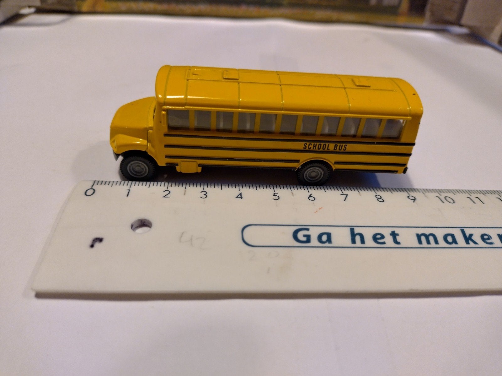 Siku Schoolbus Geel - Speelgoedmodel, Ophalen of Verzenden