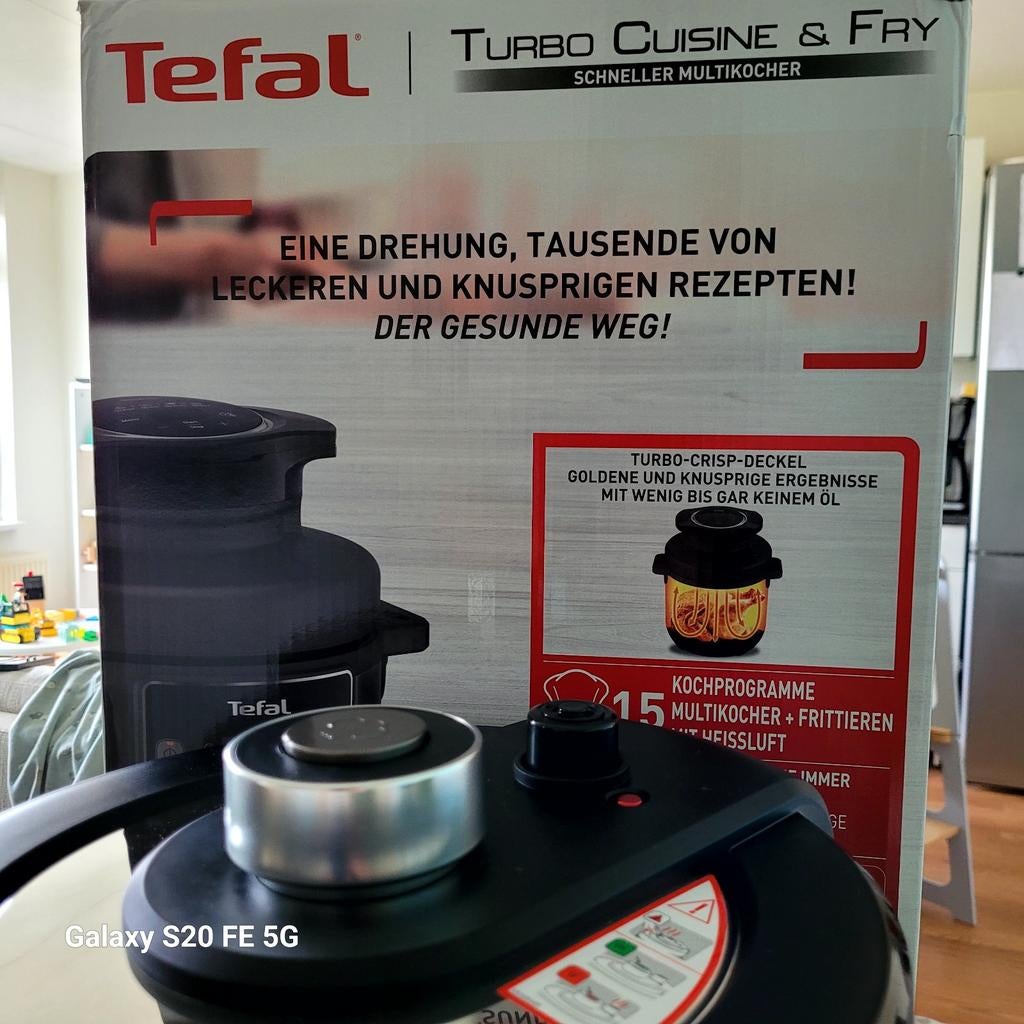Tefal Turbo Cuisine & Fry Multicooker CY7788 - Nieuw in doos, 4 liter of meer, Ophalen of Verzenden, Nieuw, Uitneembare binnenpan