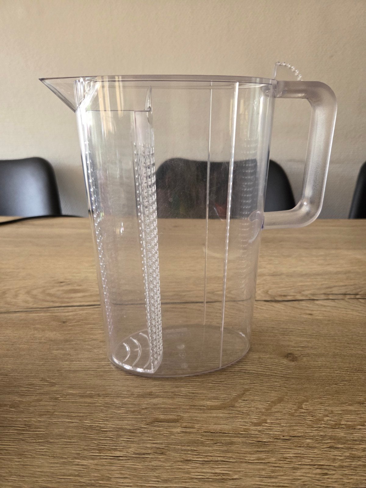 Kunststof waterkan met ijshouder, Ophalen of Verzenden, Gebruikt, Kunststof