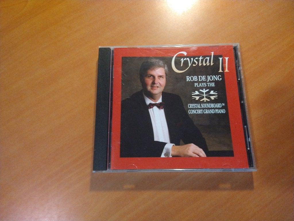 CD Crystal II. Rob de Jong plays the Crystal Soundboard, Ophalen of Verzenden, Barok, Zo goed als nieuw, Overige typen