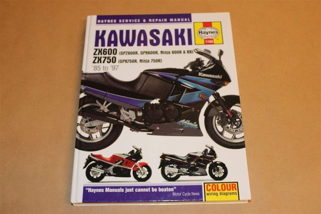 Werkplaatshandboek Kawasaki ZX600 & ZX750 [1985-1997], Motoren, Handleidingen en Instructieboekjes, Kawasaki, Ophalen of Verzenden