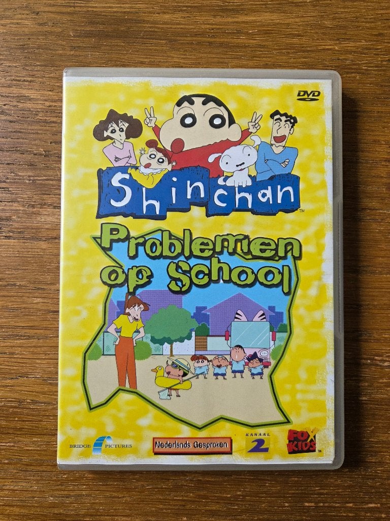 Shinchan - Problemen op School DVD (Deel 2 Fox Kids), Inclusief doosje, Gebruikt, Animatie, Nederlands