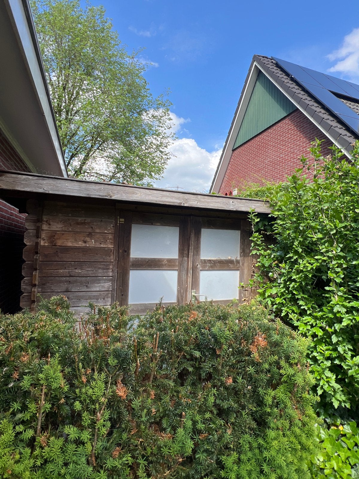 Tuinhuis 275x275 cm - Wegens overcompleet, Tuin en Terras, Tuinhuizen, Ophalen, Tuinhuis, 250 tot 500 cm, 2 ramen