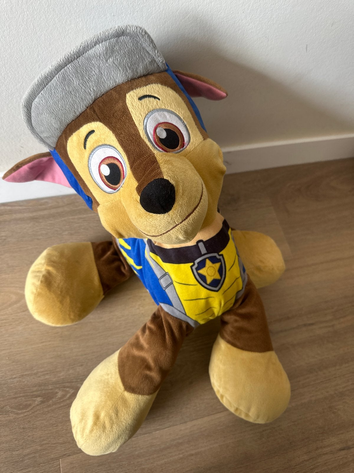 Grote Paw Patrol Chase knuffel - Zo goed als nieuw, Kinderen en Baby's, Speelgoed | Knuffels en Pluche, Ophalen, Overige merken