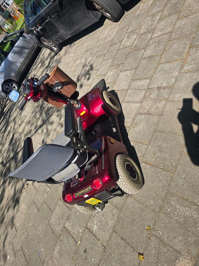 Scootmobil shoprider de luxe, Ophalen of Verzenden, Zo goed als nieuw, Benzine, Overige modellen