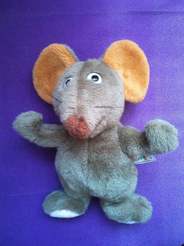36 JARIGE KIMMIE'S Knuffel MUIS IENIEMIENIE UIT 1990 *Nieuw*, Muis, Overige merken, Nieuw, Ophalen of Verzenden
