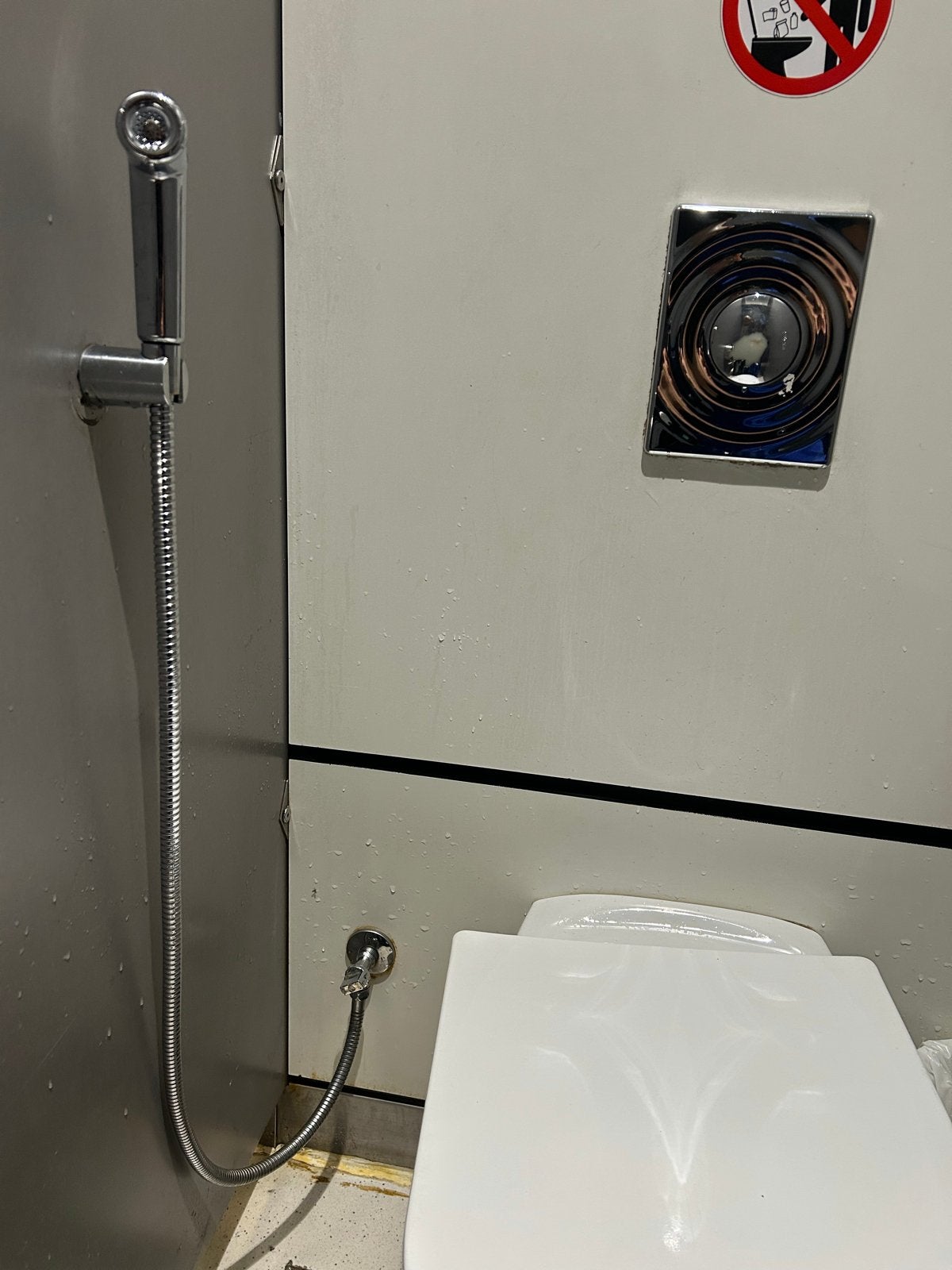 Bidetkraan / Handdouche voor toilet, Doe-het-zelf en Verbouw, Sanitair, Ophalen of Verzenden, Gebruikt, Chroom, Kraan