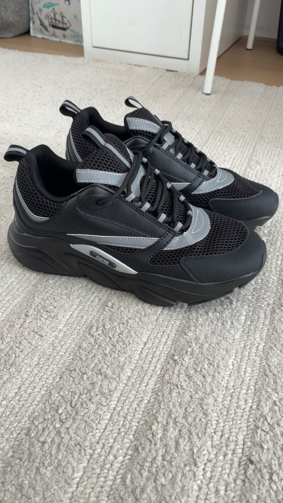 Dior B22 Sneakers Zwart/Grijs, Kleding | Heren, Ophalen of Verzenden, Gedragen, Zwart, Sneakers of Gympen