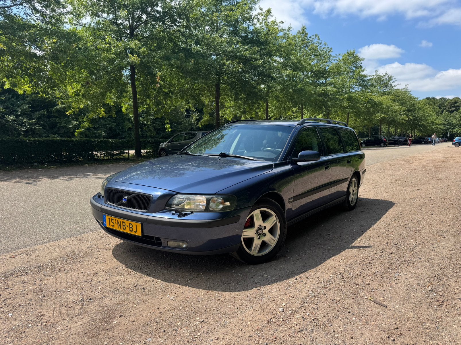 Volvo V70 2.4 140PK 2003 Blauw, Voorwielaandrijving, 1800 kg, Blauw, Stationwagon
