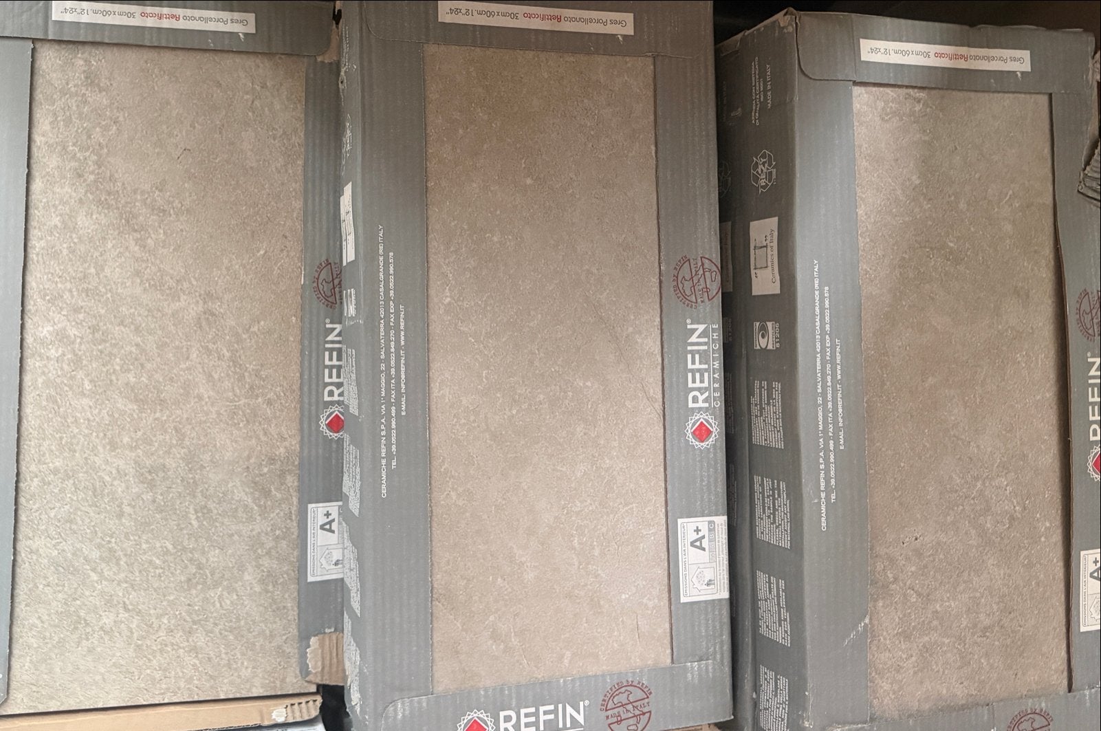 6 Dozen Refin Blended Natur Look Vloertegels 42 tegels, Ophalen, 40 tot 60 cm, Keramiek, Nieuw