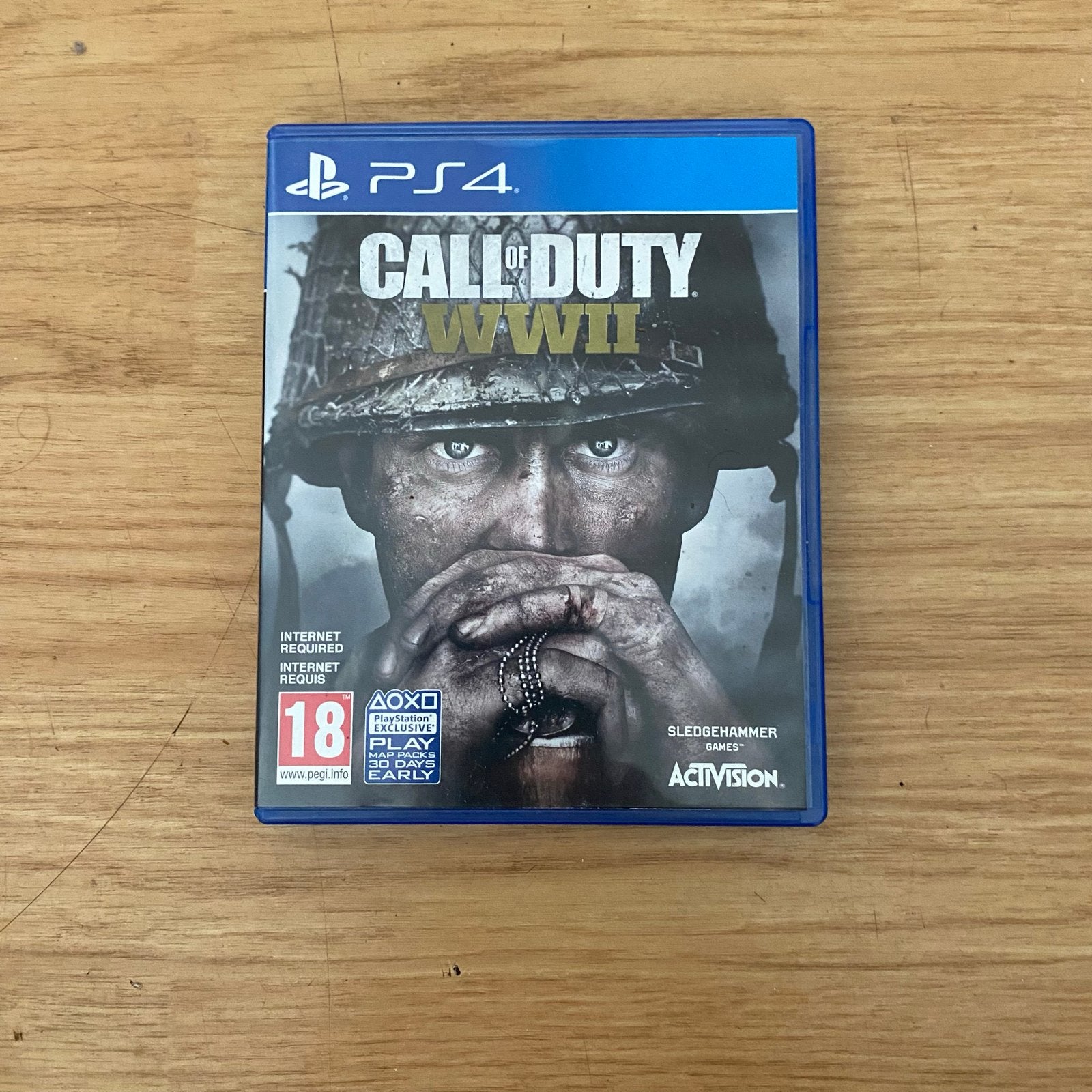 Call of Duty WWII PS4 - Zo goed als nieuw, Online, Vanaf 18 jaar, Shooter, Ophalen of Verzenden