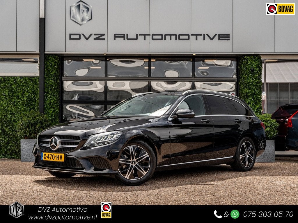 Mercedes-Benz C-klasse Estate 180 d Premium Pack | ACC | Cam, Auto's, Mercedes-Benz, Achterwielaandrijving, 4 cilinders, Leder