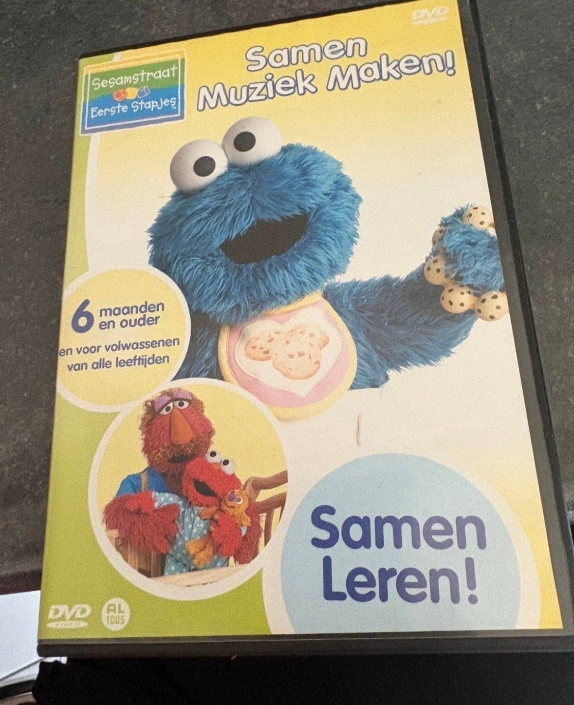 Sesamstraat Eerste Stapjes: Samen Muziek Maken! DVD, Cd's en Dvd's, Gebruikt, Alle leeftijden, Educatief, Film