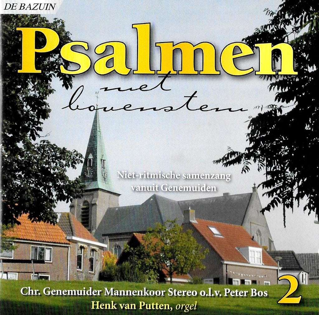 CHR.GENEMUIDER MANK. 'STEREO' - PSALMEN MET BOVENSTEM (2)., Cd's en Dvd's, Cd's | Religie en Gospel, Verzenden, Zo goed als nieuw