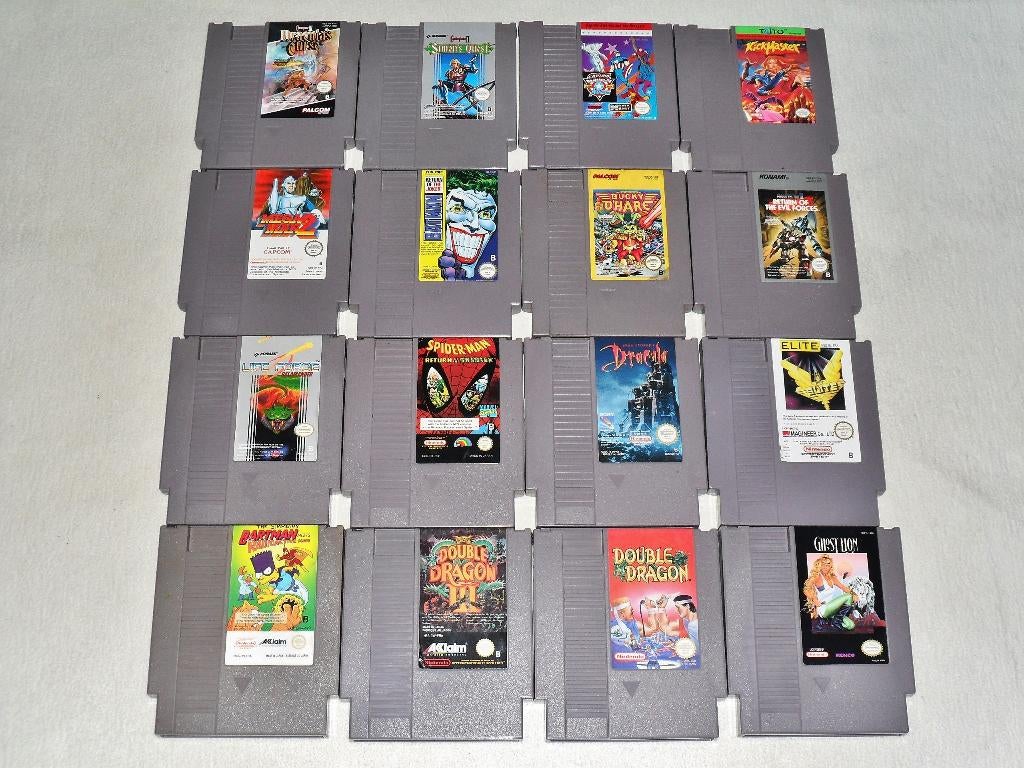 Street Gangs, Blue Shadow, Bram stoker, Alien, Gradius NES, Spelcomputers en Games, Games | Nintendo NES, Gebruikt, 1 speler, Vanaf 3 jaar