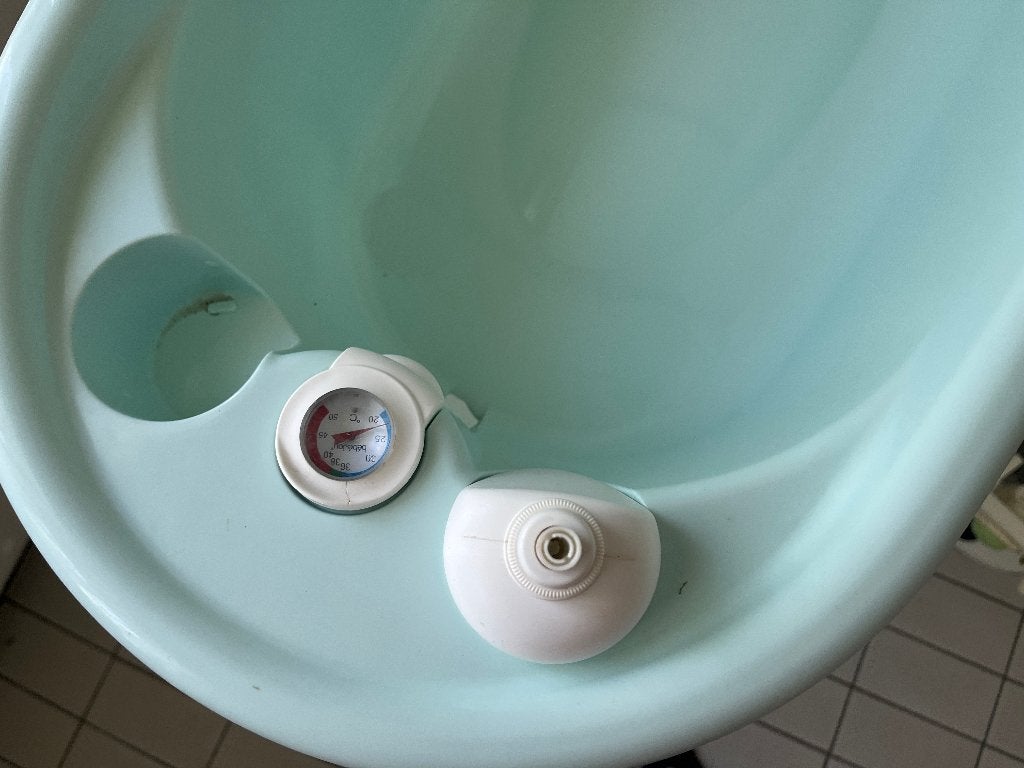 Babybadje, Ophalen, Zo goed als nieuw, Badje, Bébé-jou