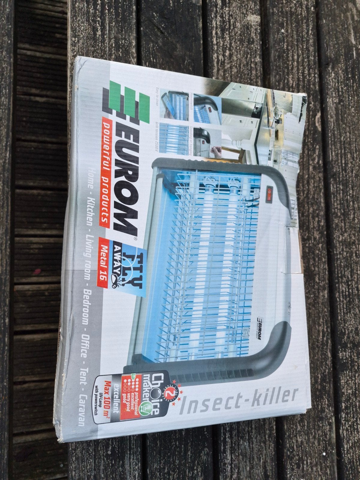 Insectenlamp - Eurom Insect Killer, Caravans en Kamperen, Ophalen, Zo goed als nieuw