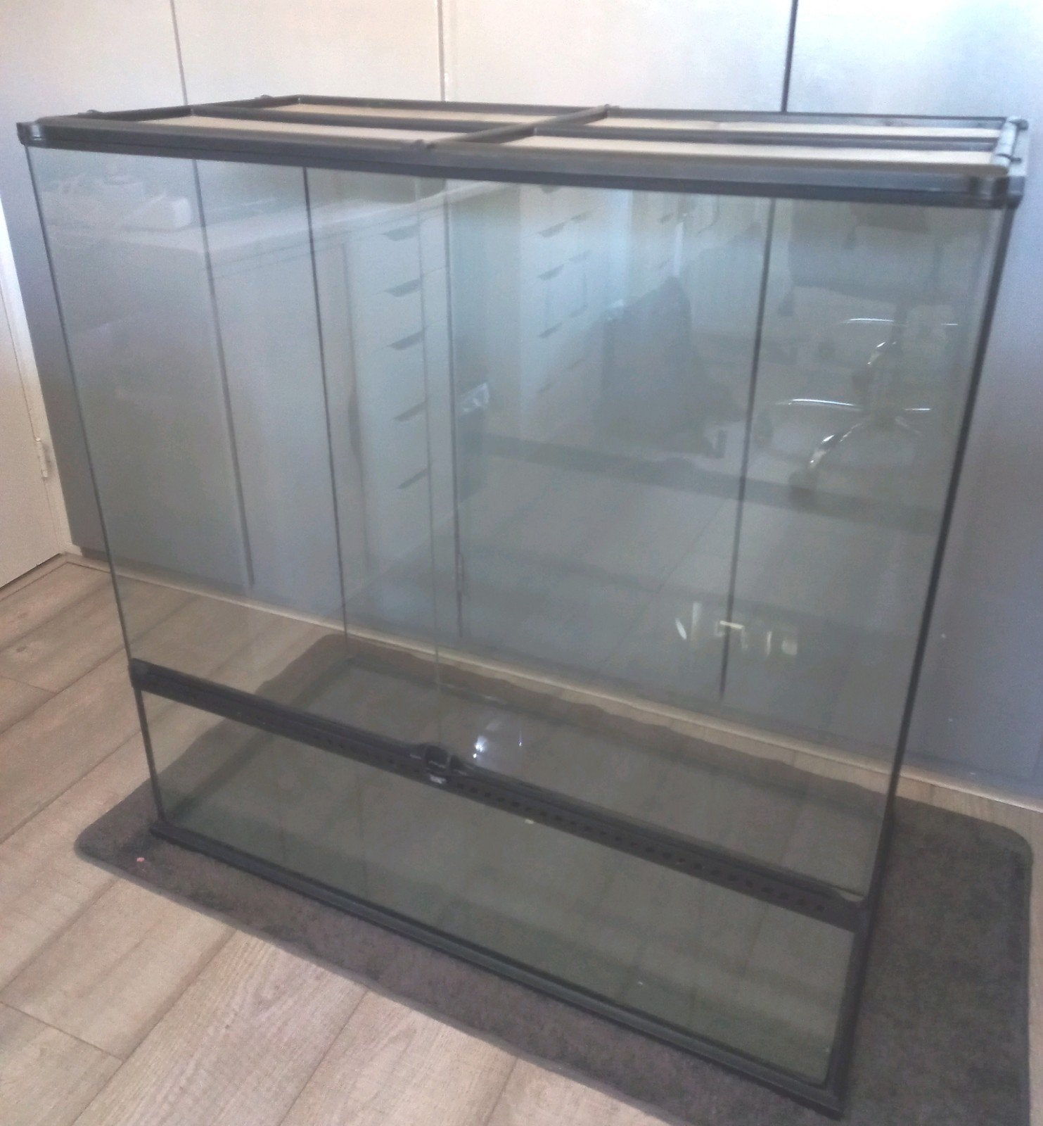 Exo Terra 90x45x90 - zwart, Ophalen, Terrarium of Paludarium