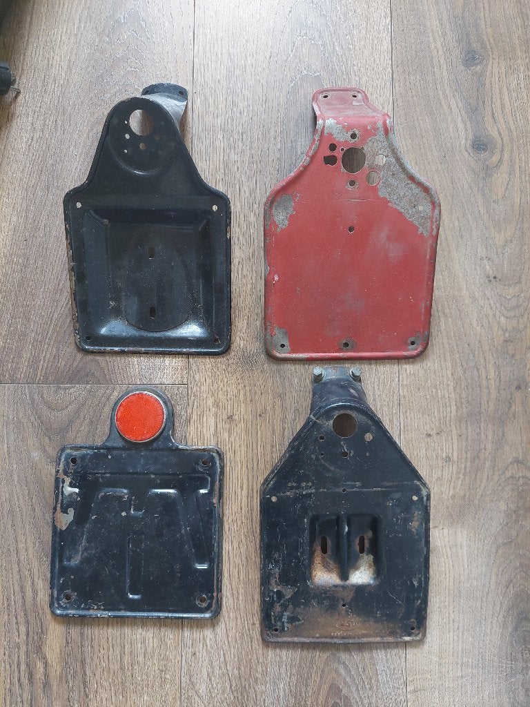 oltimer kentekenplaat houders, Motoren, Ophalen of Verzenden, Gebruikt