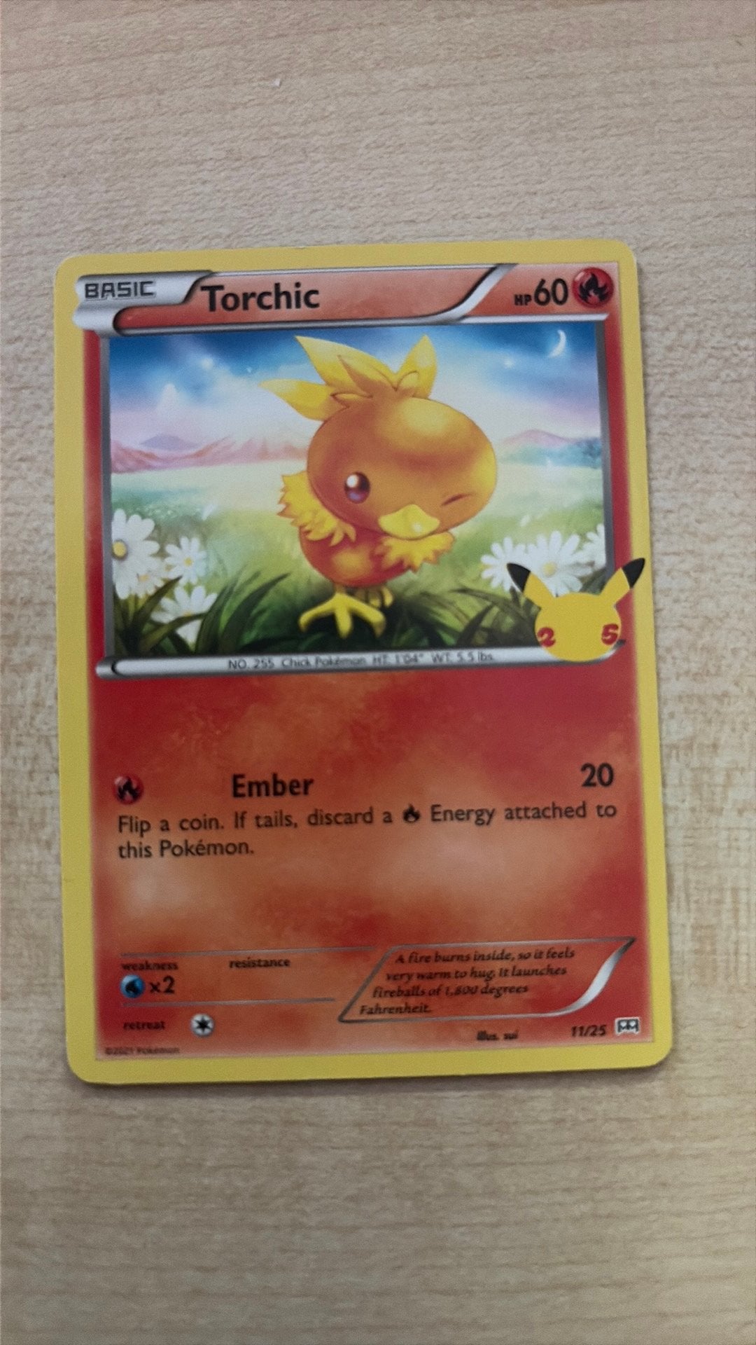 Torchic, 25 jaar, McDonalds Promo, Ophalen of Verzenden, Gebruikt