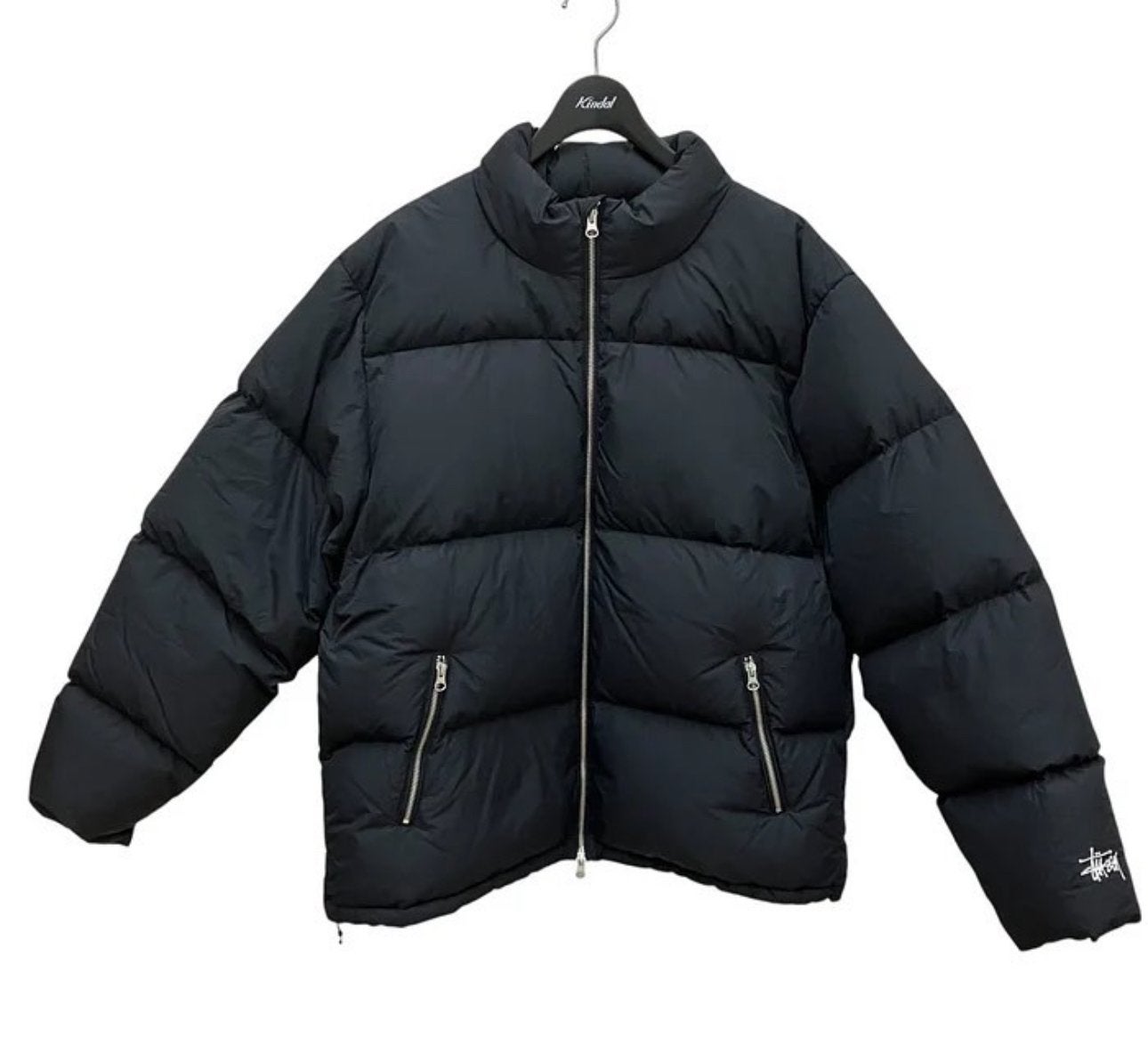Stussy Puffer Jas Maat M, Kleding | Heren, Jassen | Winter, Ophalen of Verzenden, Zo goed als nieuw, Maat 48/50 (M), Zwart