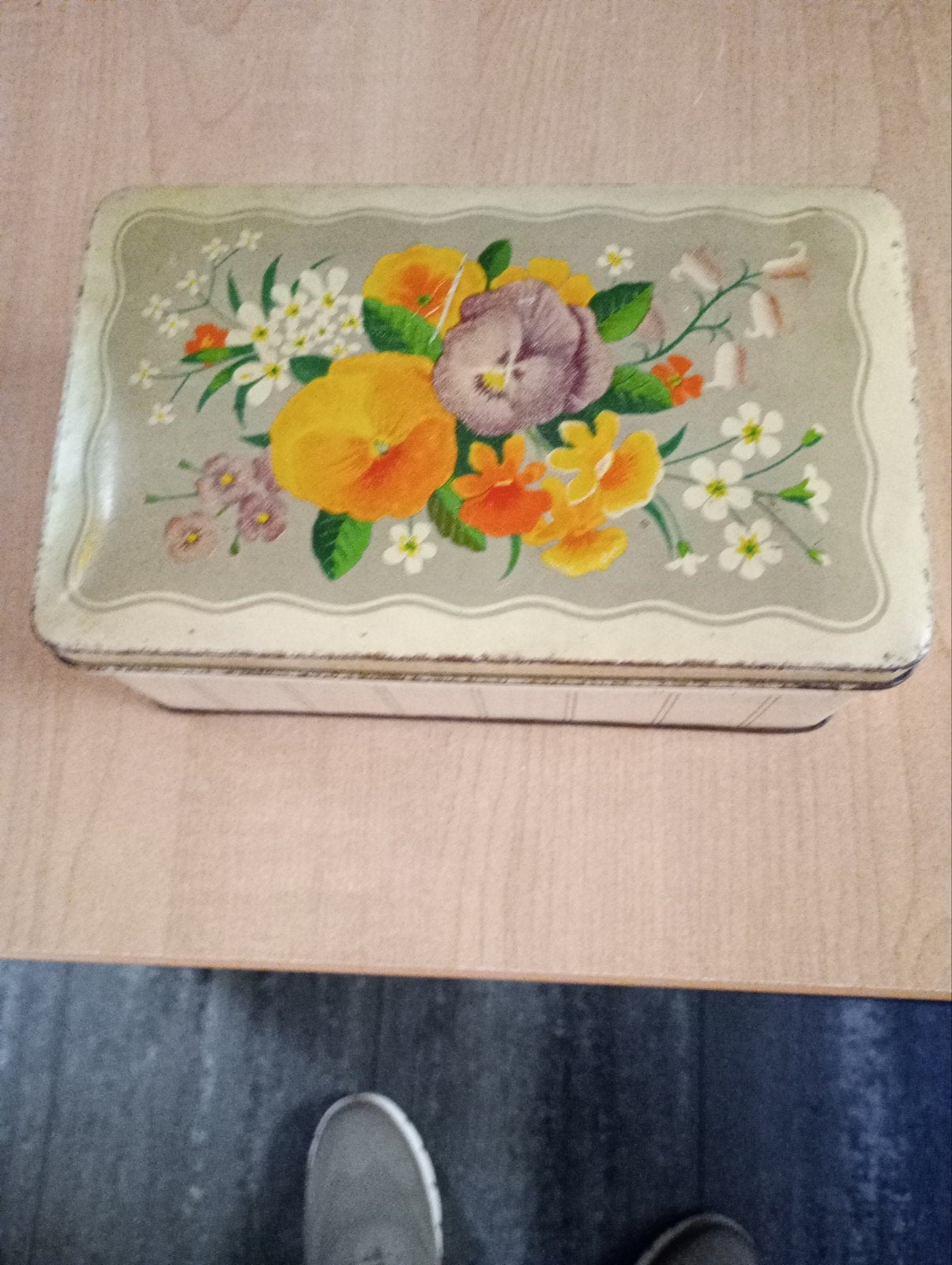 Verkade koekjes blikken trommel, Verzamelen, Ophalen of Verzenden, Gebruikt, Koek(jes), Verkade