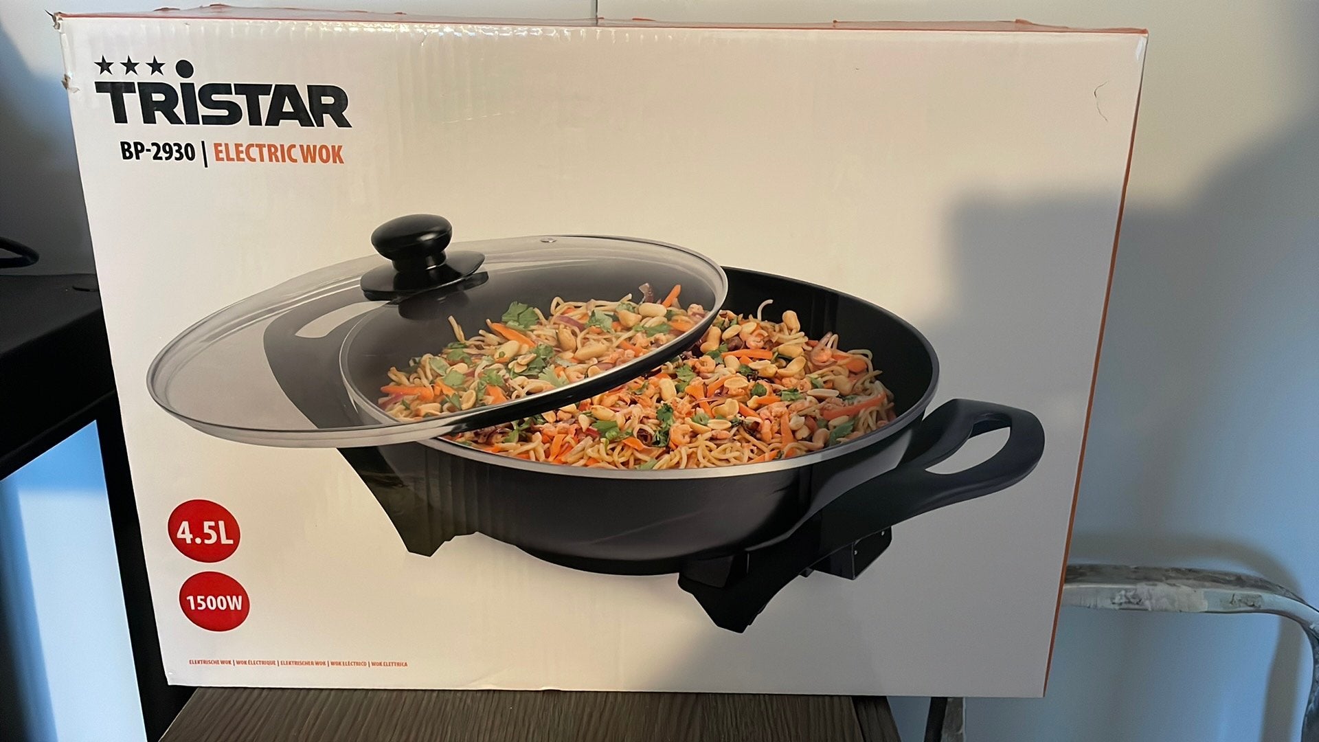 Electriache wok nieuw, Huis en Inrichting, Ophalen, Nieuw, Wok