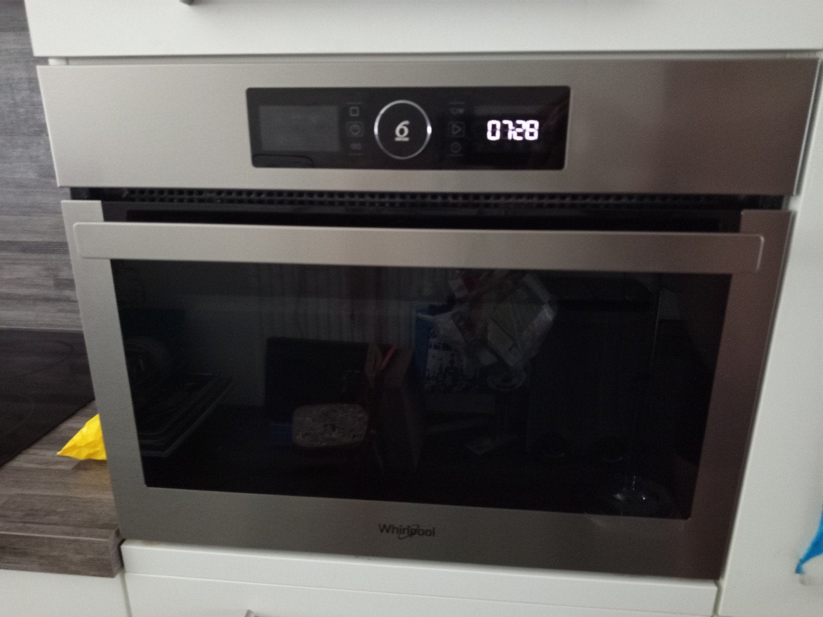 Whirlpool Combi hetelucht werkt niet goed, magnetron wel, 45 tot 50 cm, Whirlpool, Ophalen of Verzenden, Inbouw