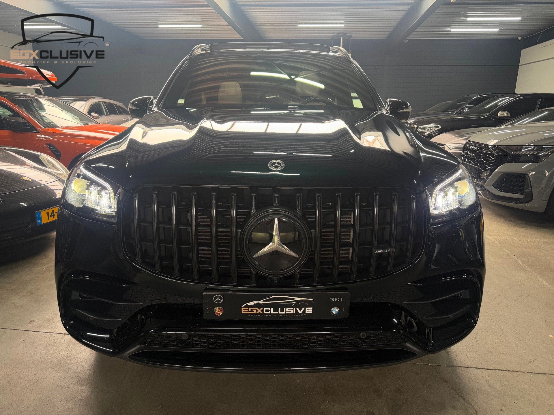 Mercedes-Benz GLS AMG 63 4MATIC+ Premium Plus Ceramic/Pano/B, Auto's, Gebruikt, 7 stoelen, Leder, Hybride Elektrisch/Benzine