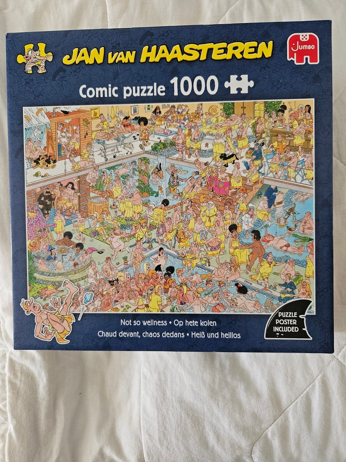 Jan van Haasteren 1000 stukjes op hete kolen, Een of twee spelers, Ophalen of Verzenden, Zo goed als nieuw, Jumbo