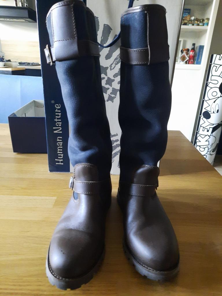 ANWB Human Nature Burnabey laarzen maat 38, Kleding | Dames, Schoenen, Ophalen of Verzenden, Zo goed als nieuw, Bruin, Hoge laarzen
