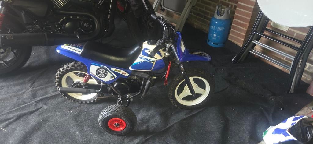 Yamaha PW50 met dodemanskoord en zijwieltjes, Ophalen of Verzenden, Yamaha