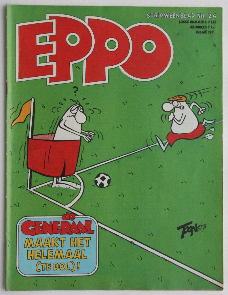Stripweekblad Eppo 1978 nr. 24, Eén stripboek, Ophalen of Verzenden, Gelezen
