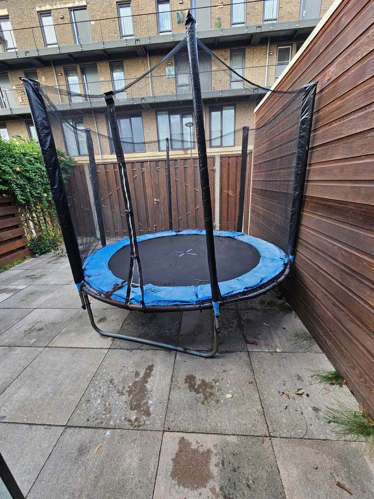 Trampoline met veiligheidsnet - Gebruikt, Ophalen, Gebruikt